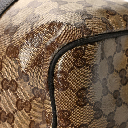 Gucci Crystal Monogram Medium Joy Boston Dark Brown 11 of 13