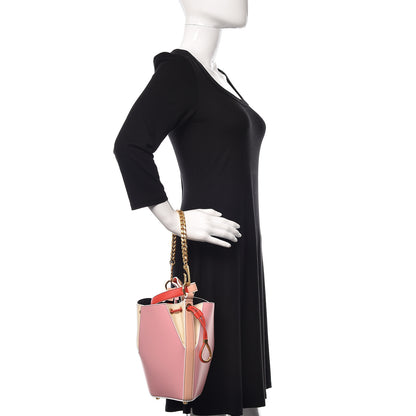 Alexander McQueen Calfskin Small Bucket Bag Pink 3 of 14