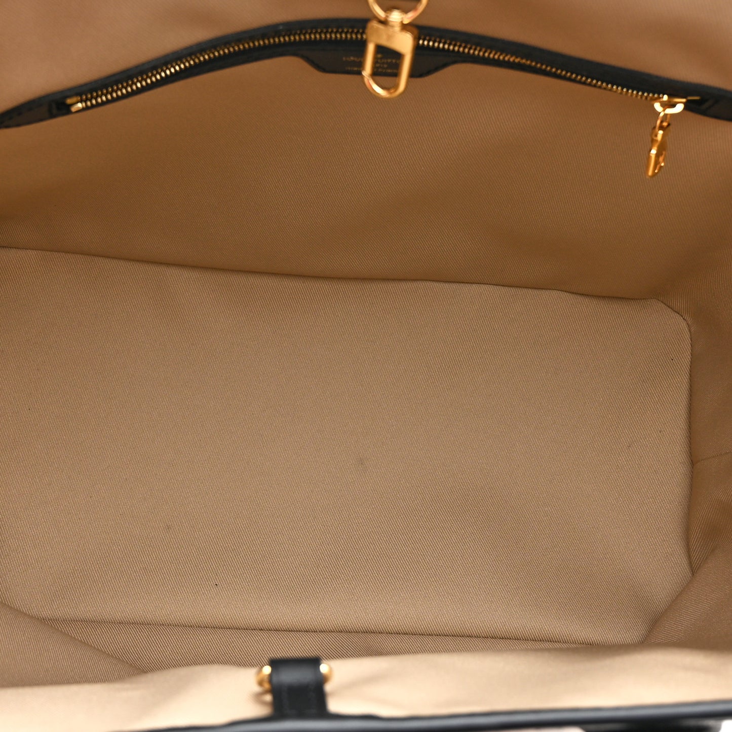 Cotton Monogram Embroidered Neverfull MM Beige Black Beige Black