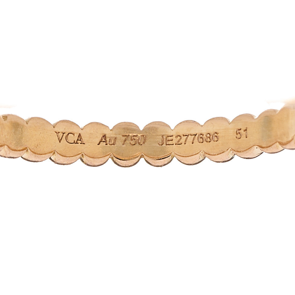 18K Rose Gold Small Perlee Ring 51 5.75