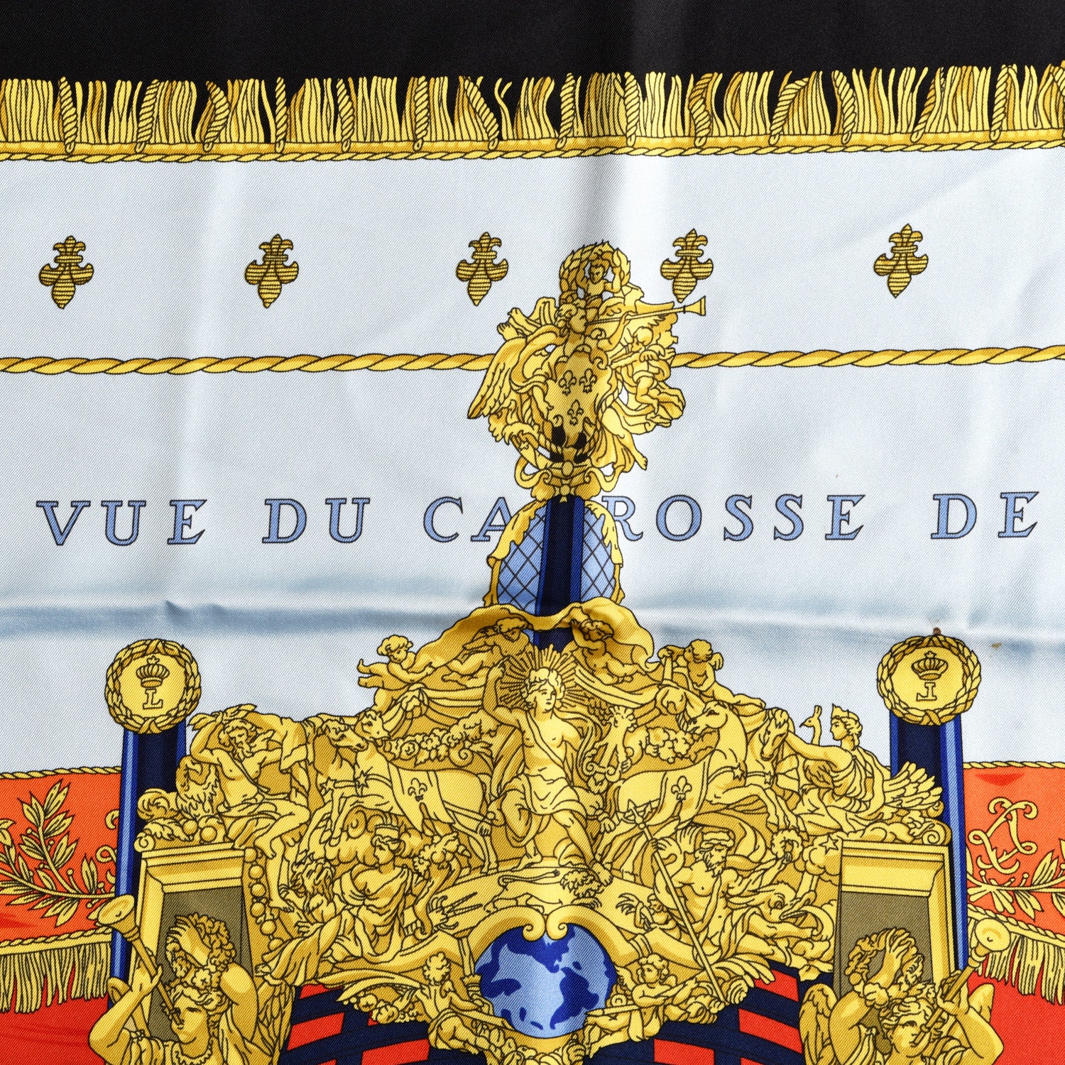 Hermes Silk Vue Du Carosse De La Galere La Reale Scarf 90 2 of 4