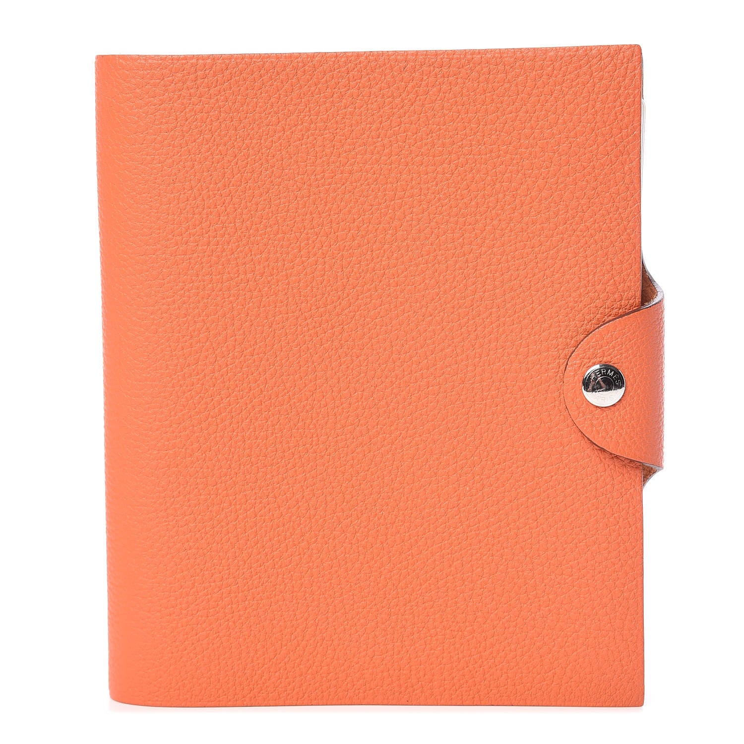 Hermes Togo Ulysse PM Notebook Cover Feu 1 of 8