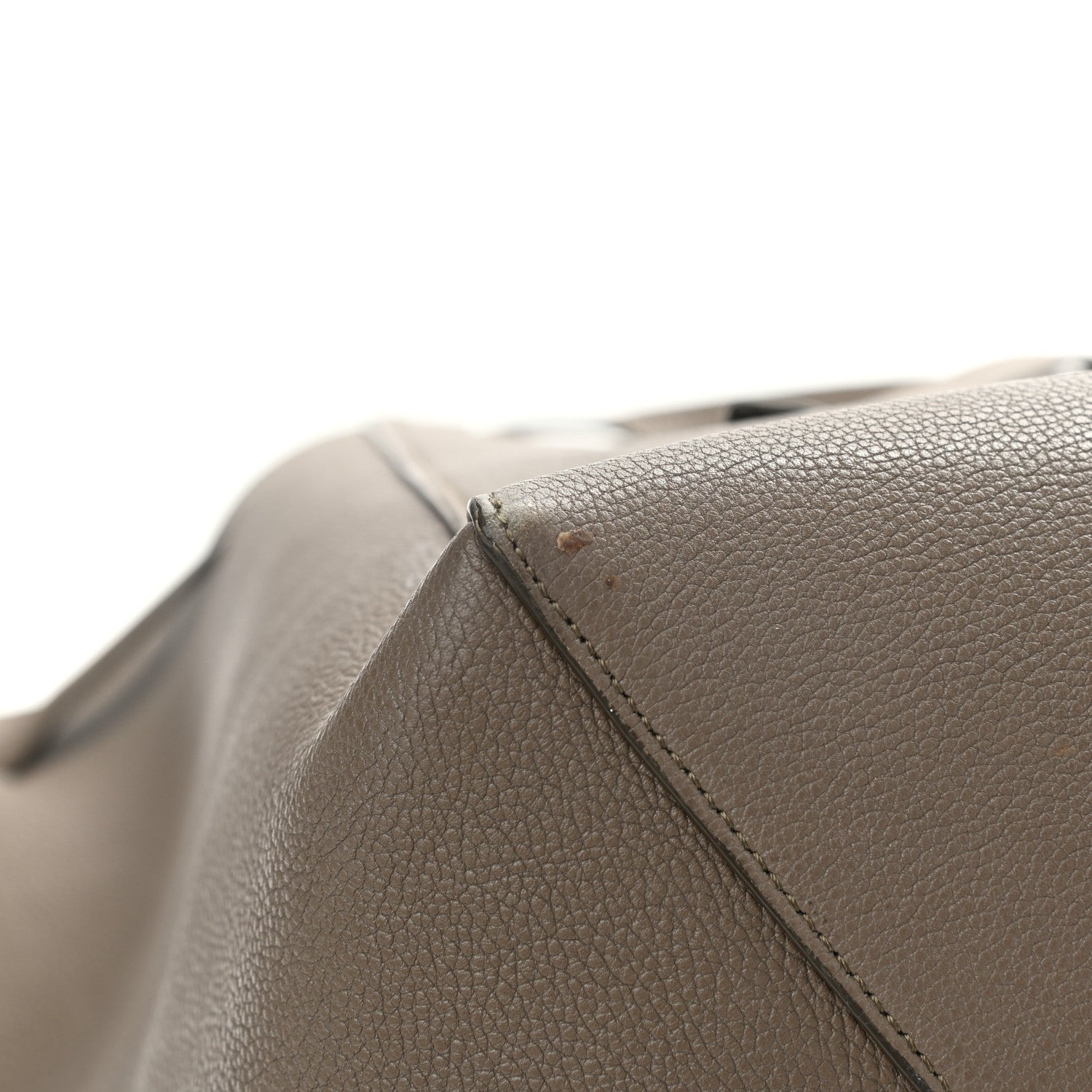 Celine Soft Grained Calfskin Medium Belt Cabas Phantom Taupe 9 of 18