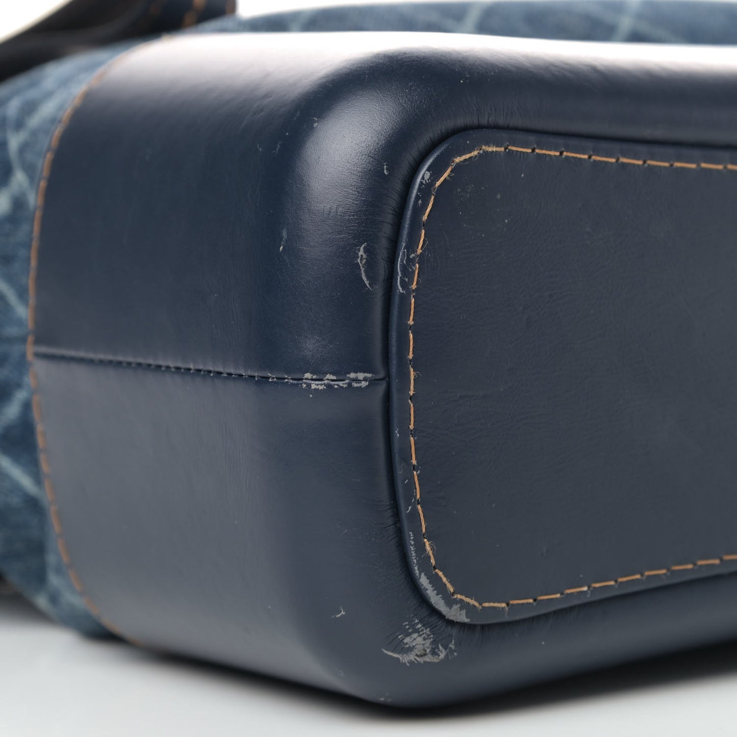 Denim Calfskin Medium Gabrielle Hobo Blue