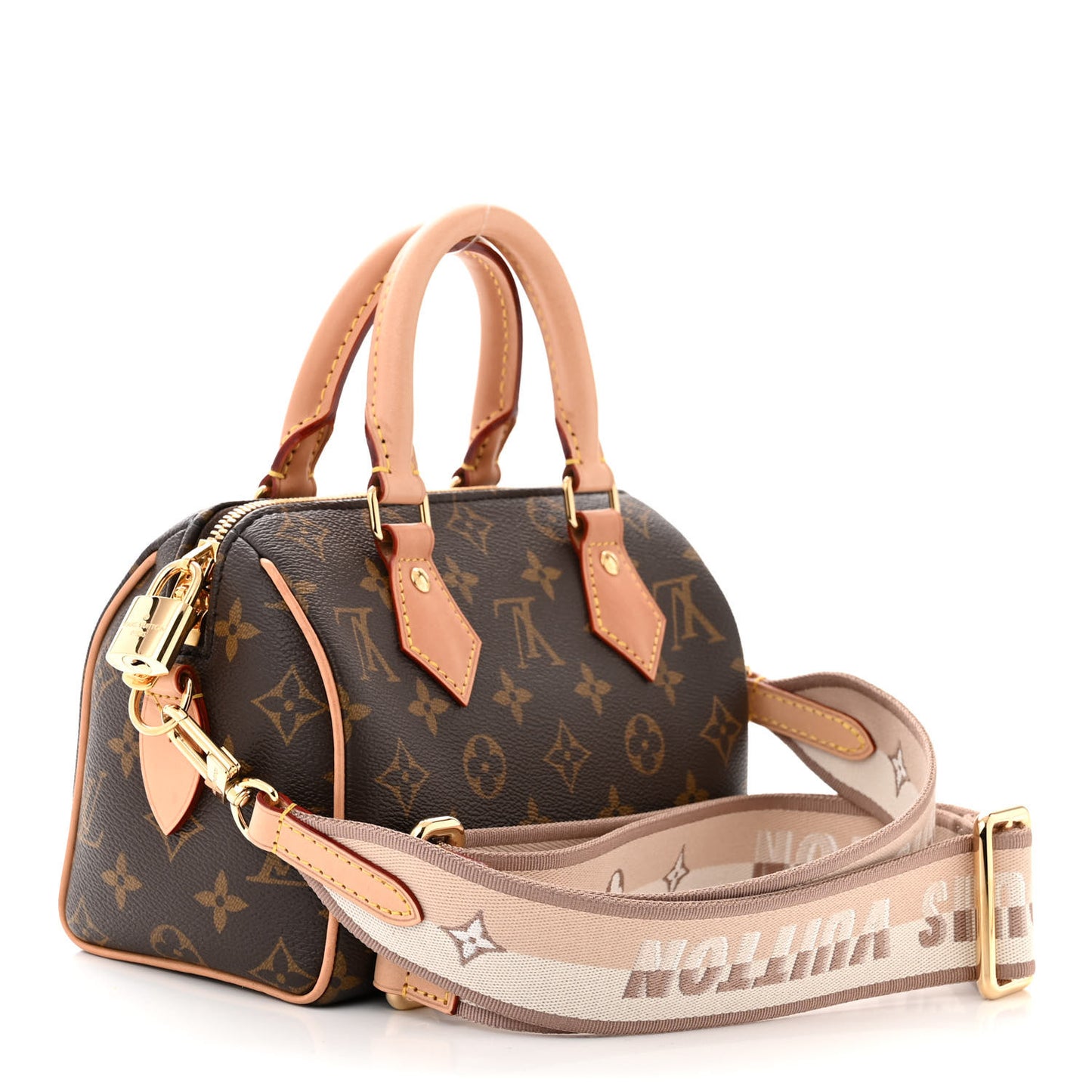 Monogram Speedy Bandouliere 20 Beige