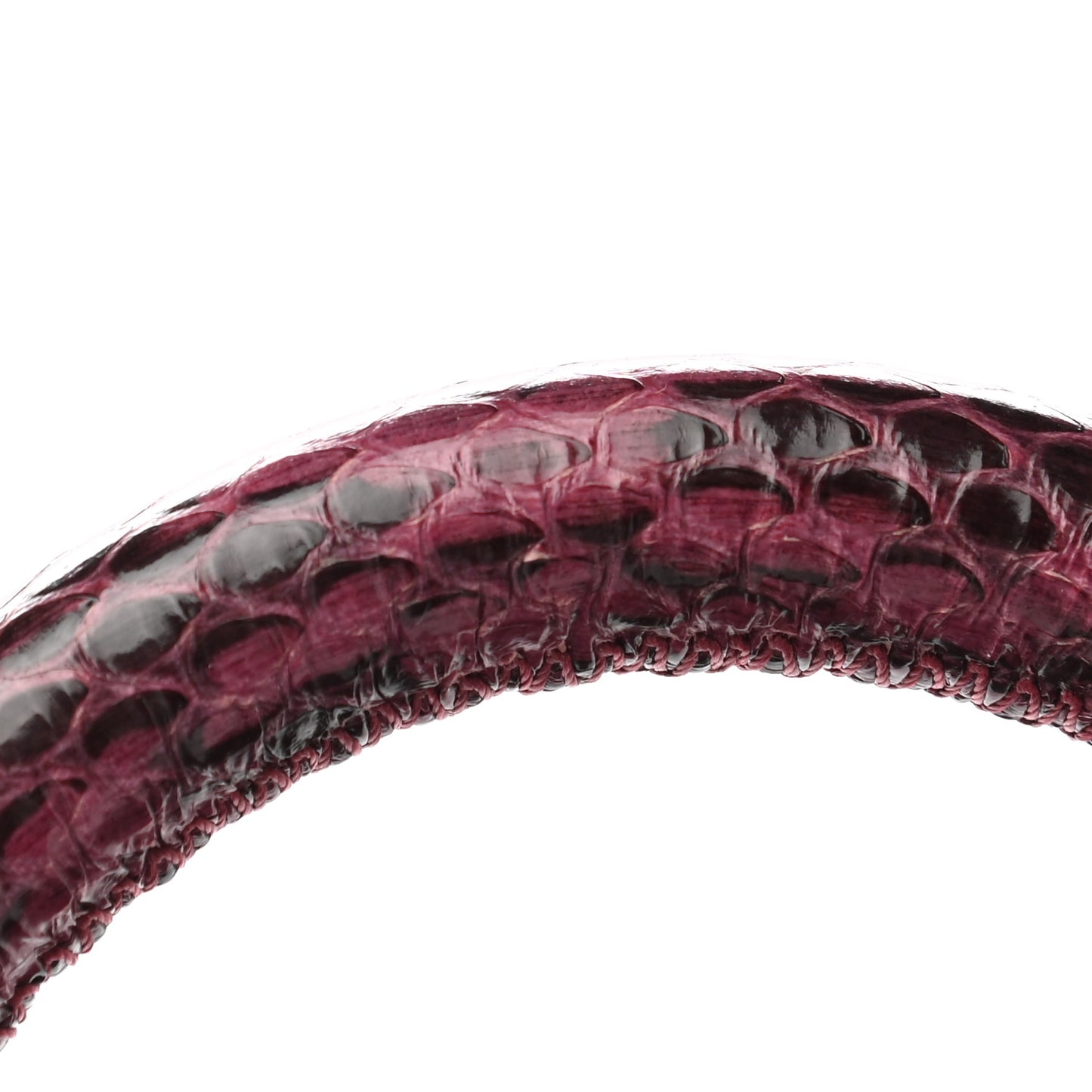 Caviar Elaphe Quilted Mini Coco Handle Flap Burgundy