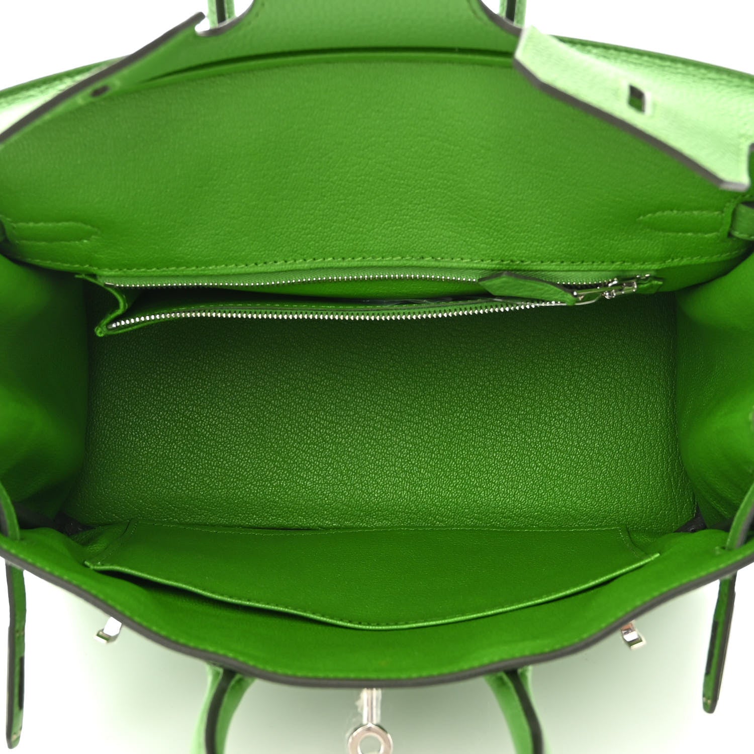 Hermes Togo BIRKIN 25 Vert Yucca 5 of 11