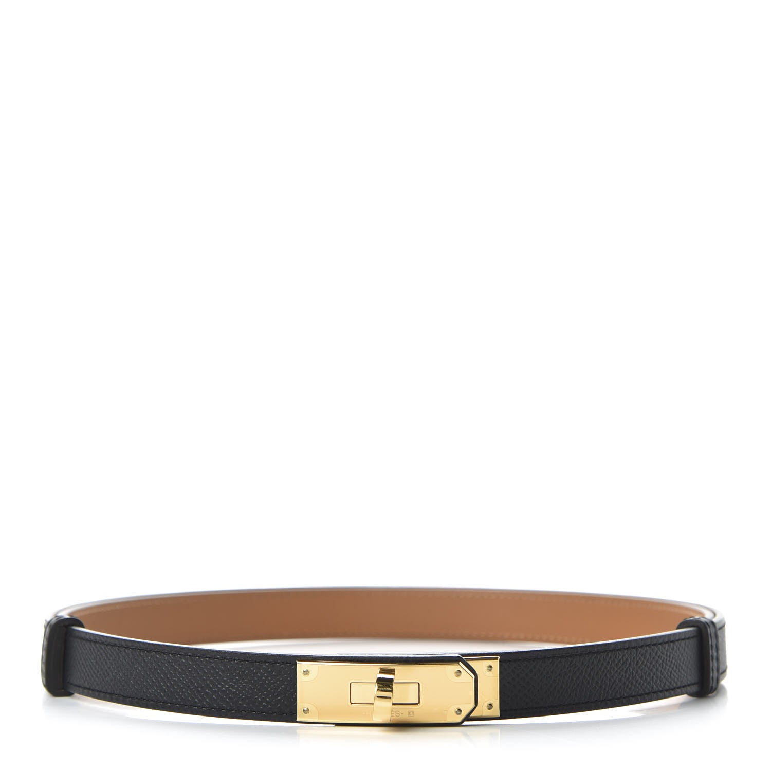 Hermes Epsom Kelly Belt Black 1 of 5
