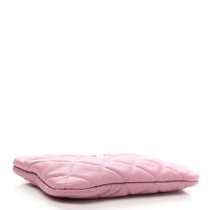 Chanel Caviar Quilted Small Cosmetic Case Light Pink 4 of 8