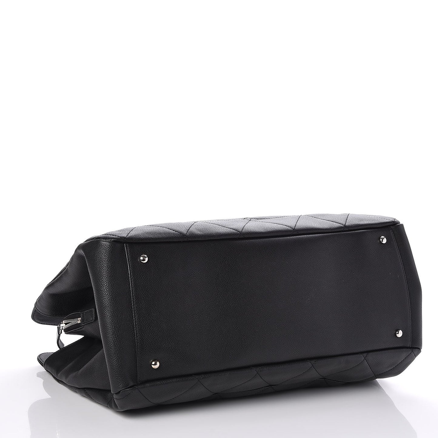 Caviar Quilted XL Tote Black