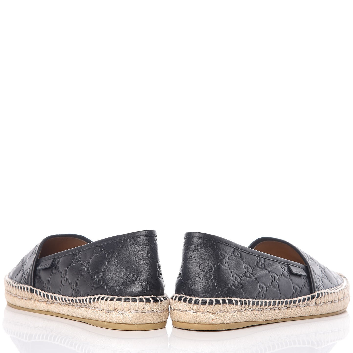 Guccissima Signature Espadrilles 41.5 Black