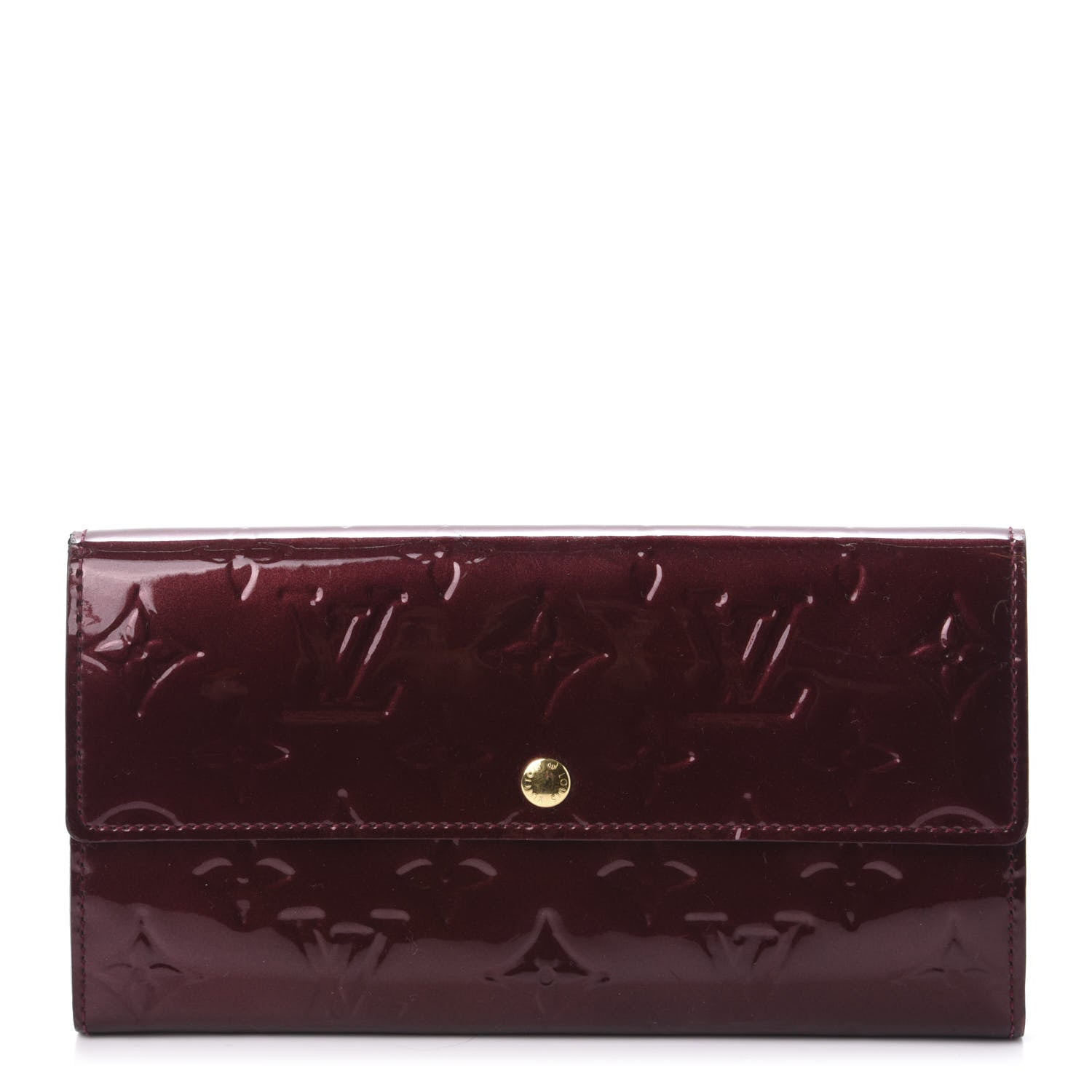 Louis Vuitton Vernis Sarah Wallet Rouge Fauviste 1 of 10