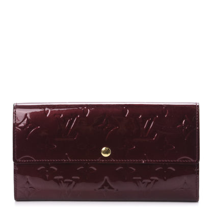 Louis Vuitton Vernis Sarah Wallet Rouge Fauviste 1 of 10