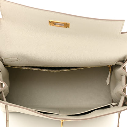 Hermes Togo Kelly Retourne 28 Beton 5 of 11