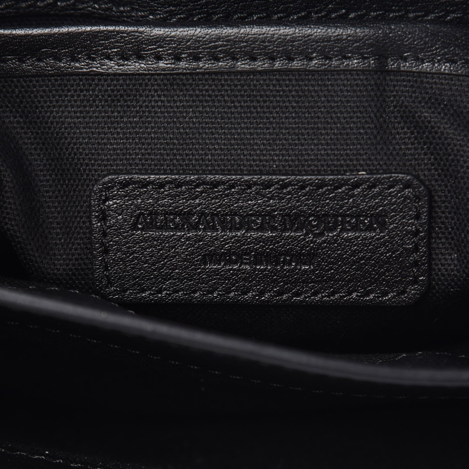 Alexander McQueen Grained Calfskin Twin Skull Crossbody Black 7 of 11