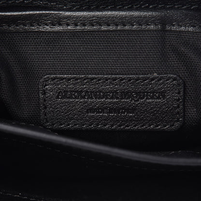 Alexander McQueen Grained Calfskin Twin Skull Crossbody Black 7 of 11