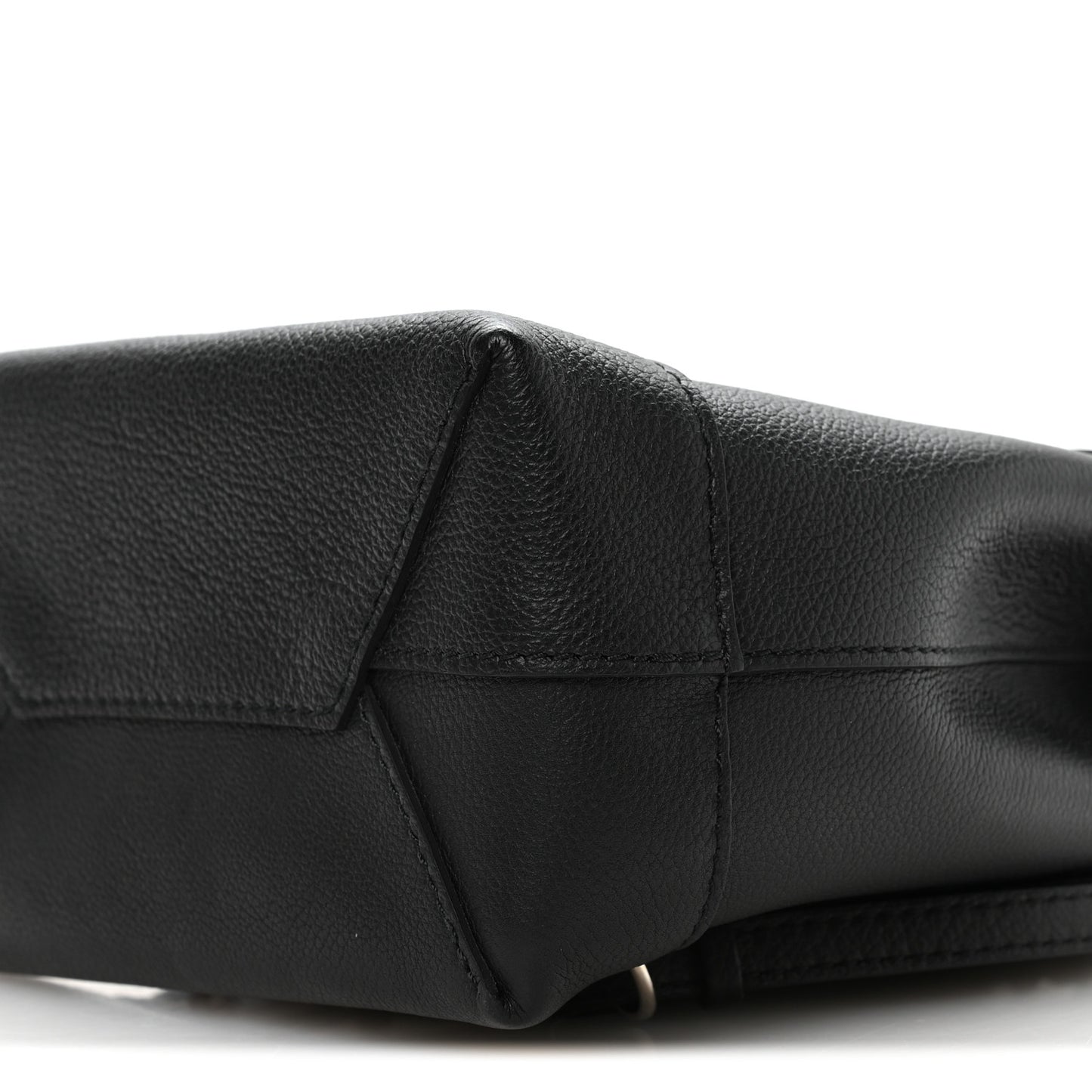Calfskin Lockme Mini Backpack Black