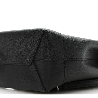 Louis Vuitton Calfskin Lockme Mini Backpack Black 9 of 10