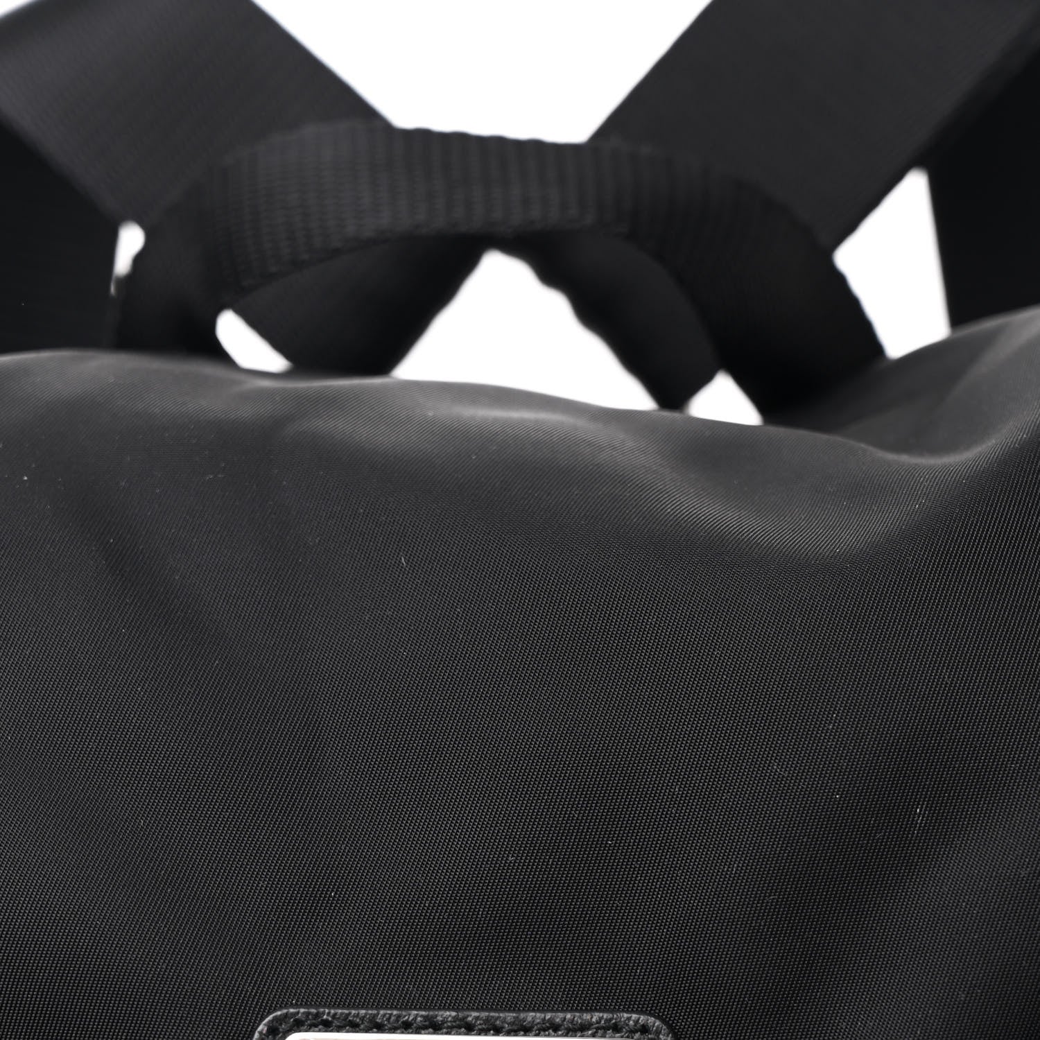 Prada Tessuto Nylon Saffiano Medium Backpack Black 8 of 13