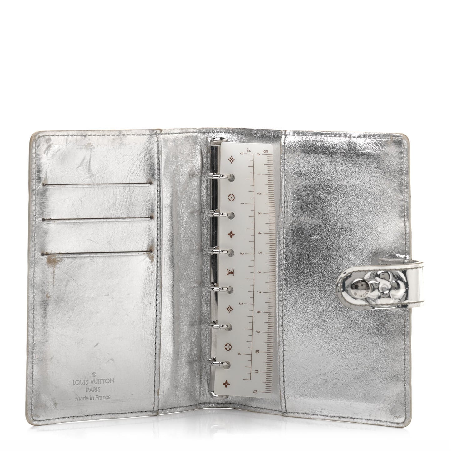Monogram Miroir Small Ring Agenda Silver