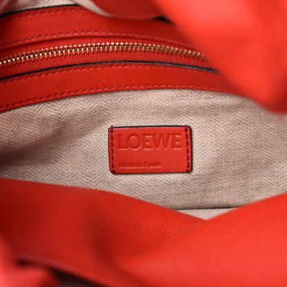 Loewe Calfskin Flamenco Knot Bag Red 6 of 15