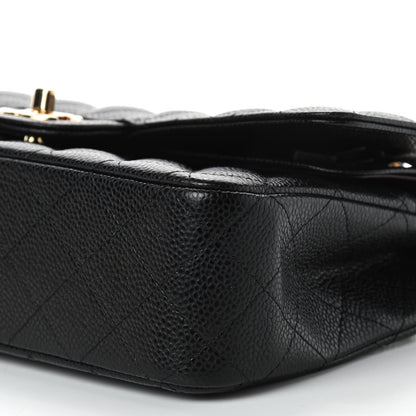 Chanel Caviar Quilted Medium Double Flap Black 12 of 17