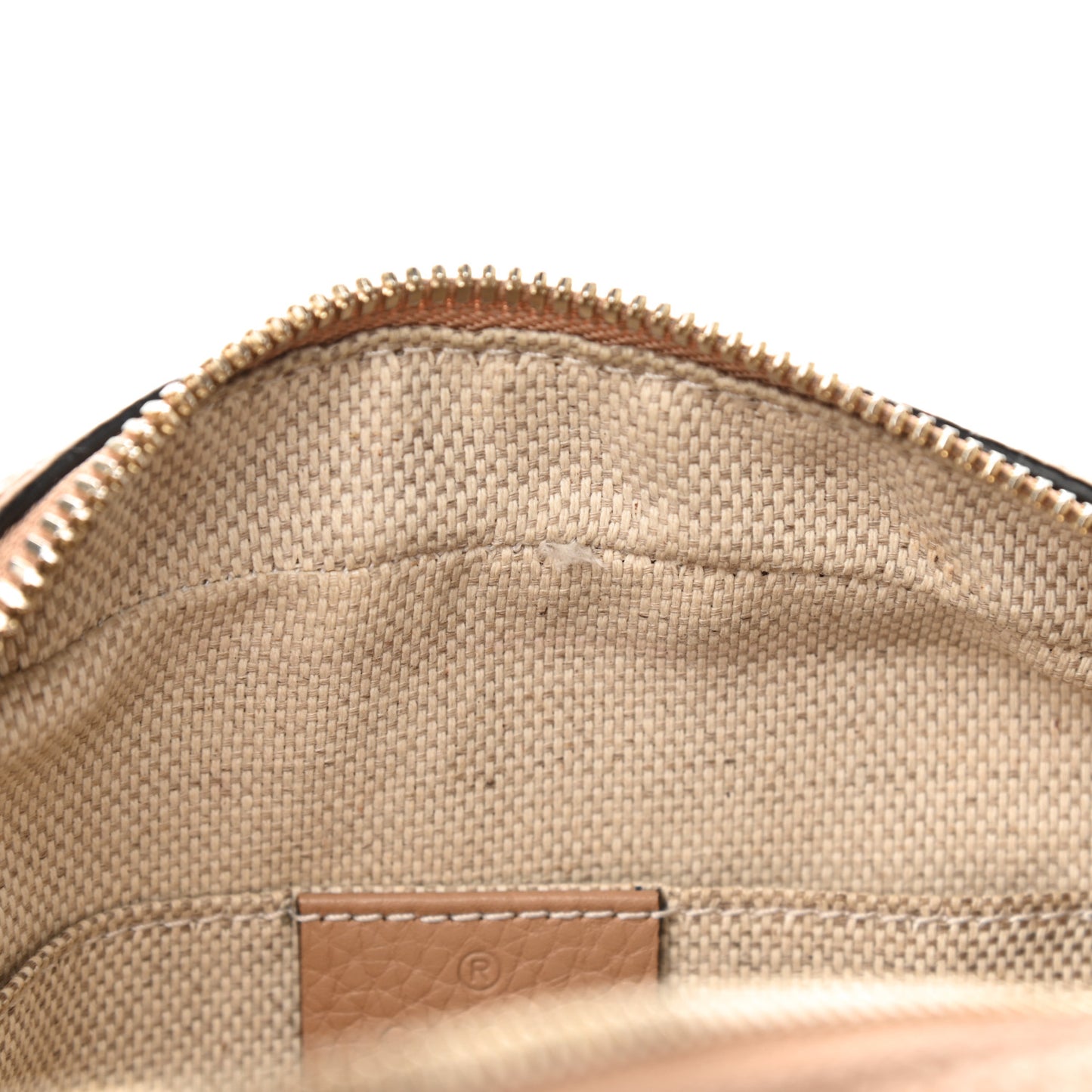 Pebbled Calfskin Small Soho Disco Bag Camelia
