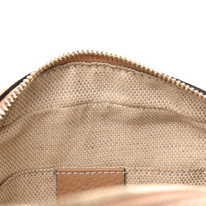 Gucci Pebbled Calfskin Small Soho Disco Bag Camelia 11 of 12