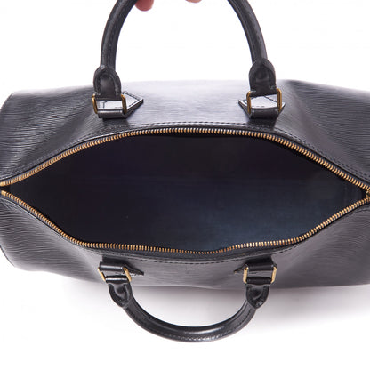 Louis Vuitton Epi Speedy 35 Black 4 of 8