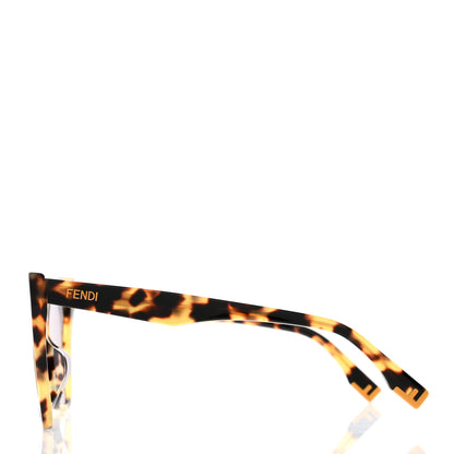 Fendi Acetate Butterfly Sunglasses FE40010U Havana Smoke 3 of 7