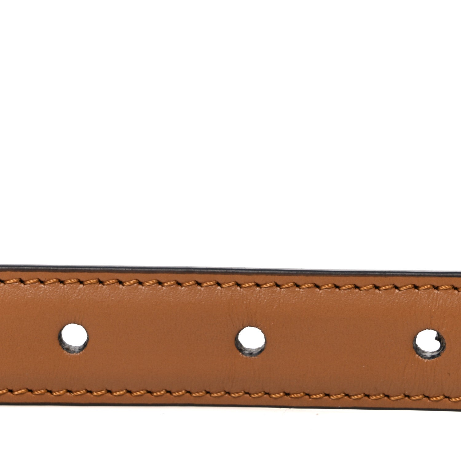 Fendi Vitello Grace 20mm FF Diamonds Belt 70 28 Cuoio 3 of 5