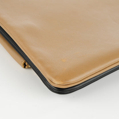 Celine Calfskin Bi-Color Folded Cabas Camel 9 of 12