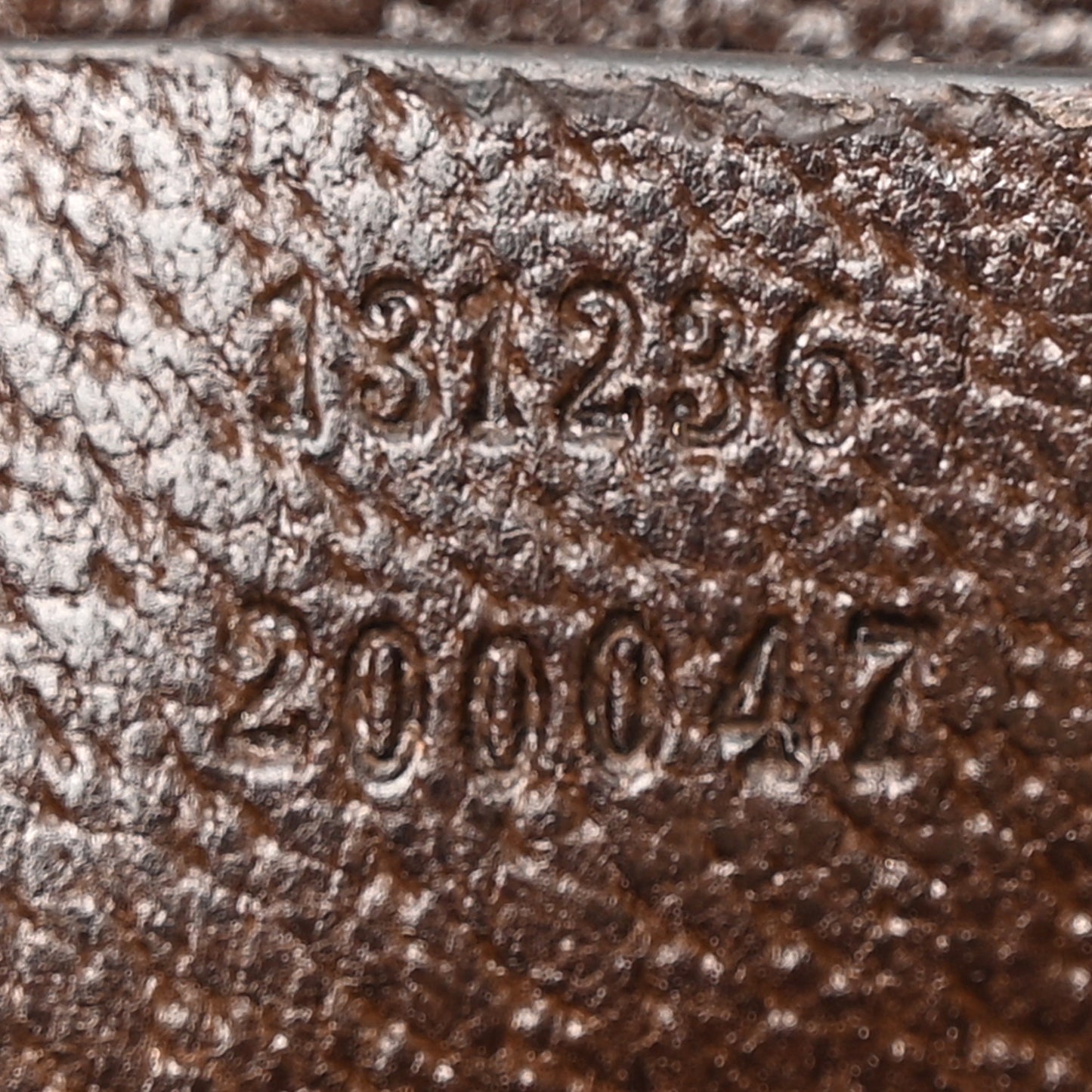 Monogram Waist Pouch Bag Dark Brown