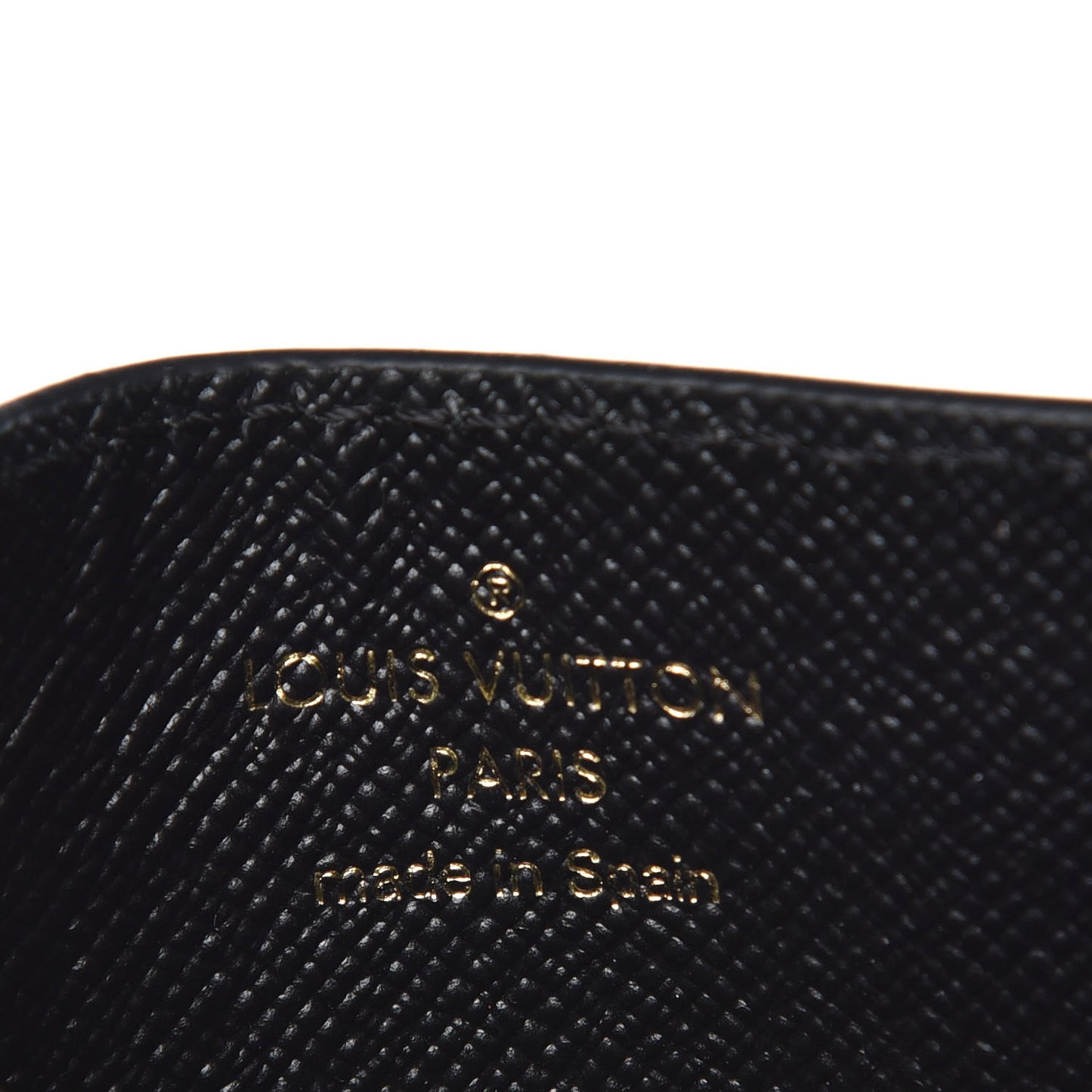 Monogram Calfskin Kimono Card Holder Black