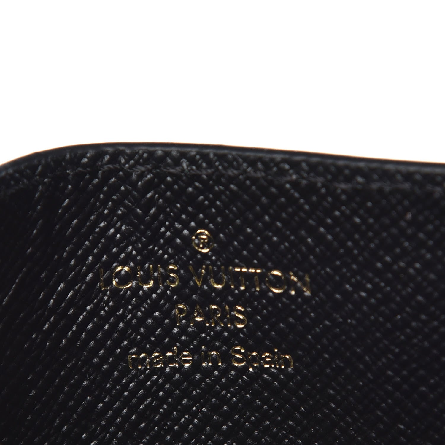 Louis Vuitton Monogram Calfskin Kimono Card Holder Black 6 of 7