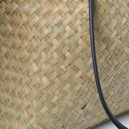 Valentino Garavani Raffia Medium Vlogo Escape Shopper Natural Black Rouge 15 of 22