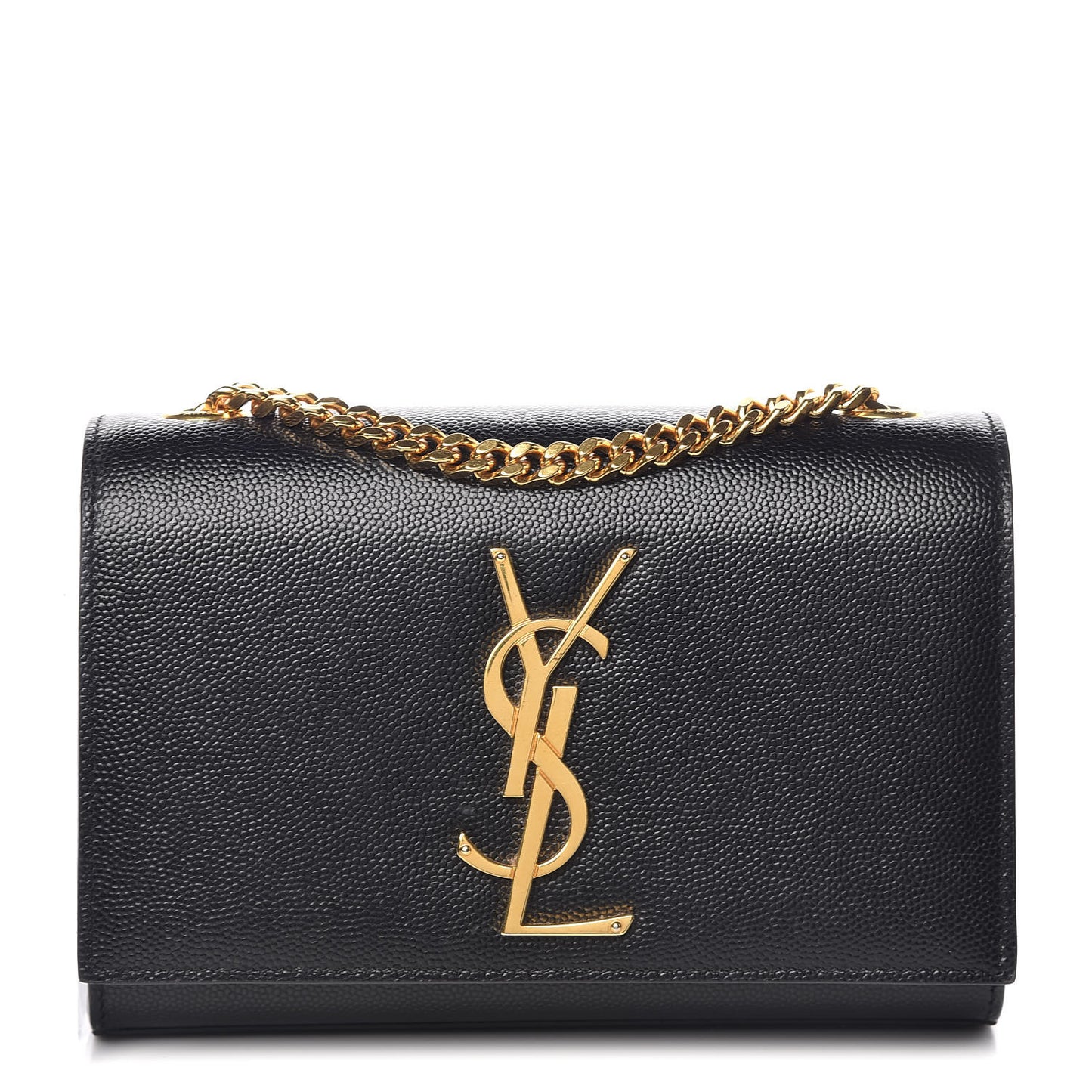 Grain De Poudre Small Monogram Kate Satchel Black
