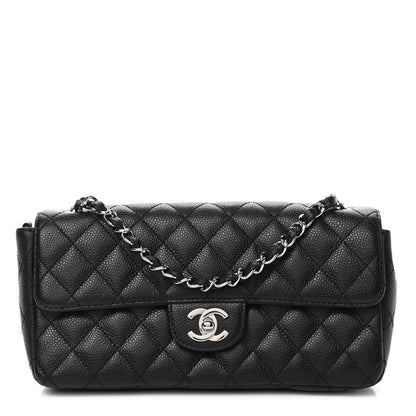 Chanel Caviar Quilted East West Flap Black 1 of 5