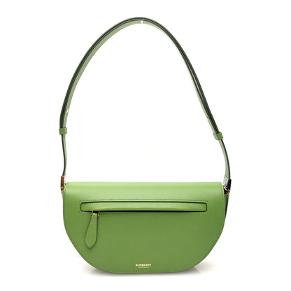 Burberry Calfskin Small Olympia Shoulder Bag Marsh Green 1 of 9