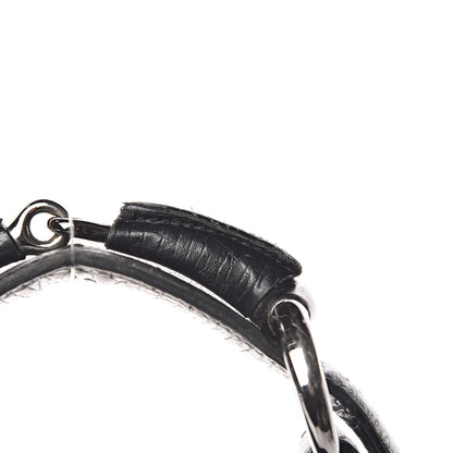 Gucci Monogram Medium Horsebit Chain Hobo Black 13 of 17