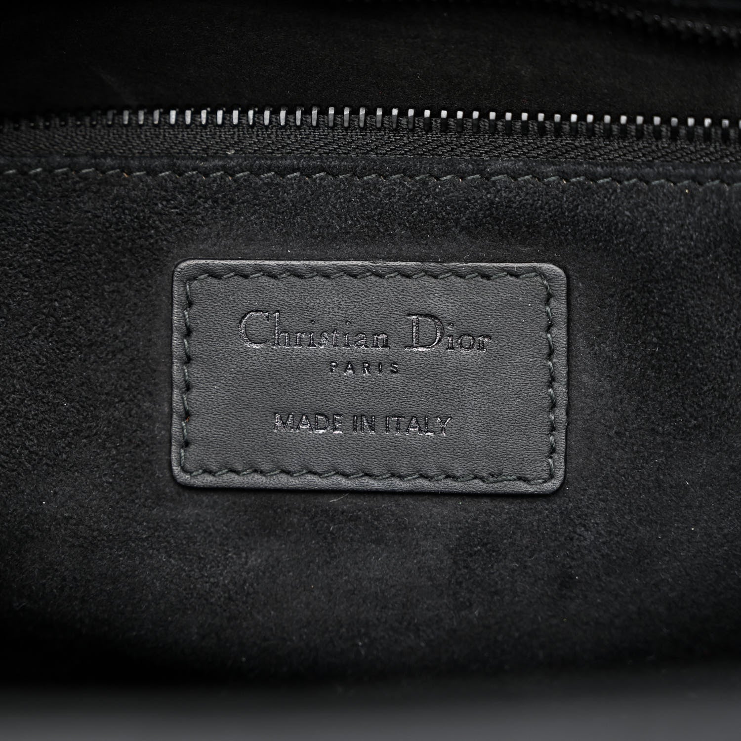 Christian Dior Ultra Matte Calfskin Cannage Large Lady Dior Black 7 of 11