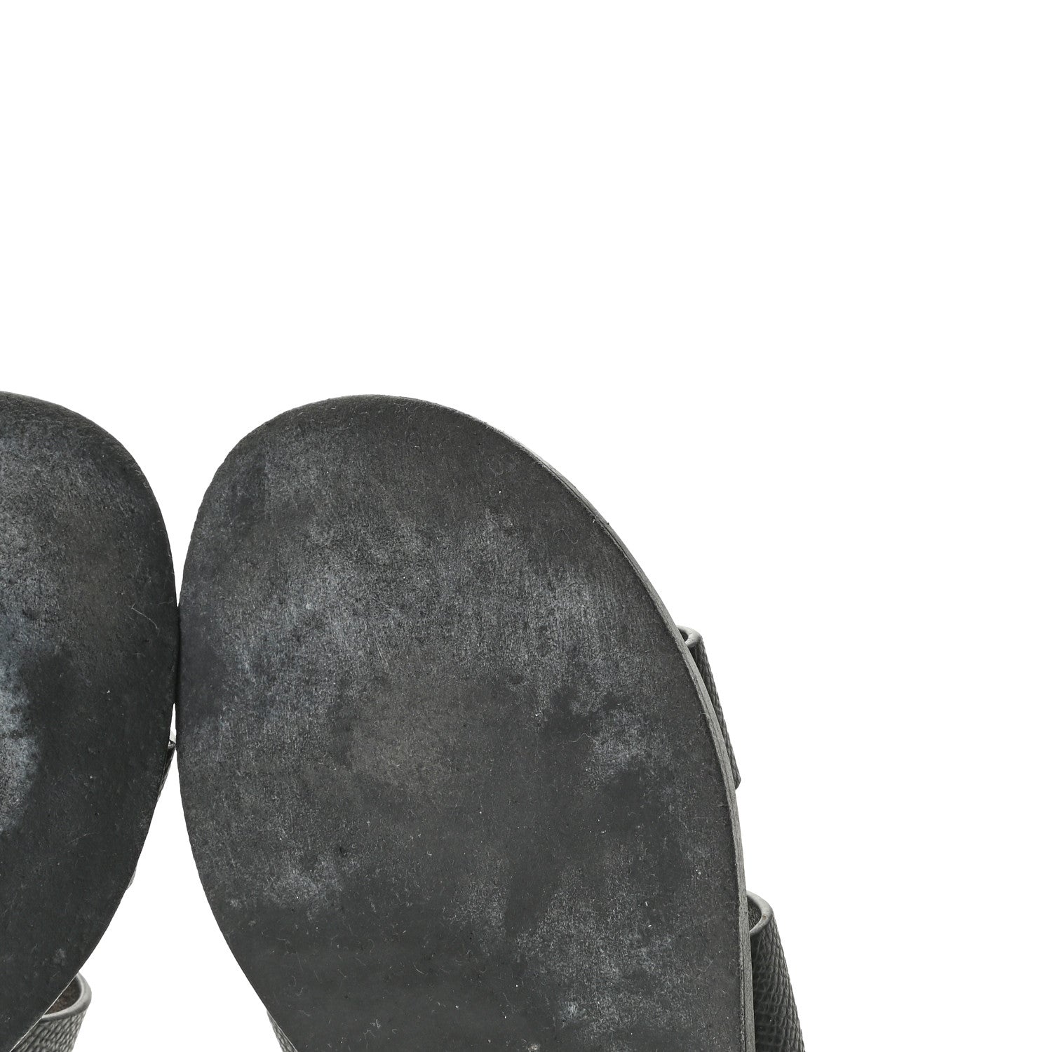 Hermes Epsom Santorini Sandals 38 Black 12 of 14