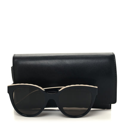 Chanel Acetate CC Butterfly Sunglasses 5414-A Black Beige 8 of 8