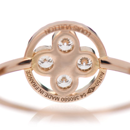 Louis Vuitton 18K Pink Gold Diamond Blossom BB Ring 53 6.25 5 of 5