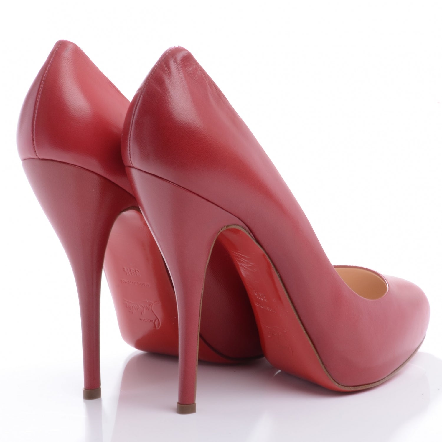 Christian Louboutin Kid Feticha 120 Pumps 39.5 Red 4 of 6