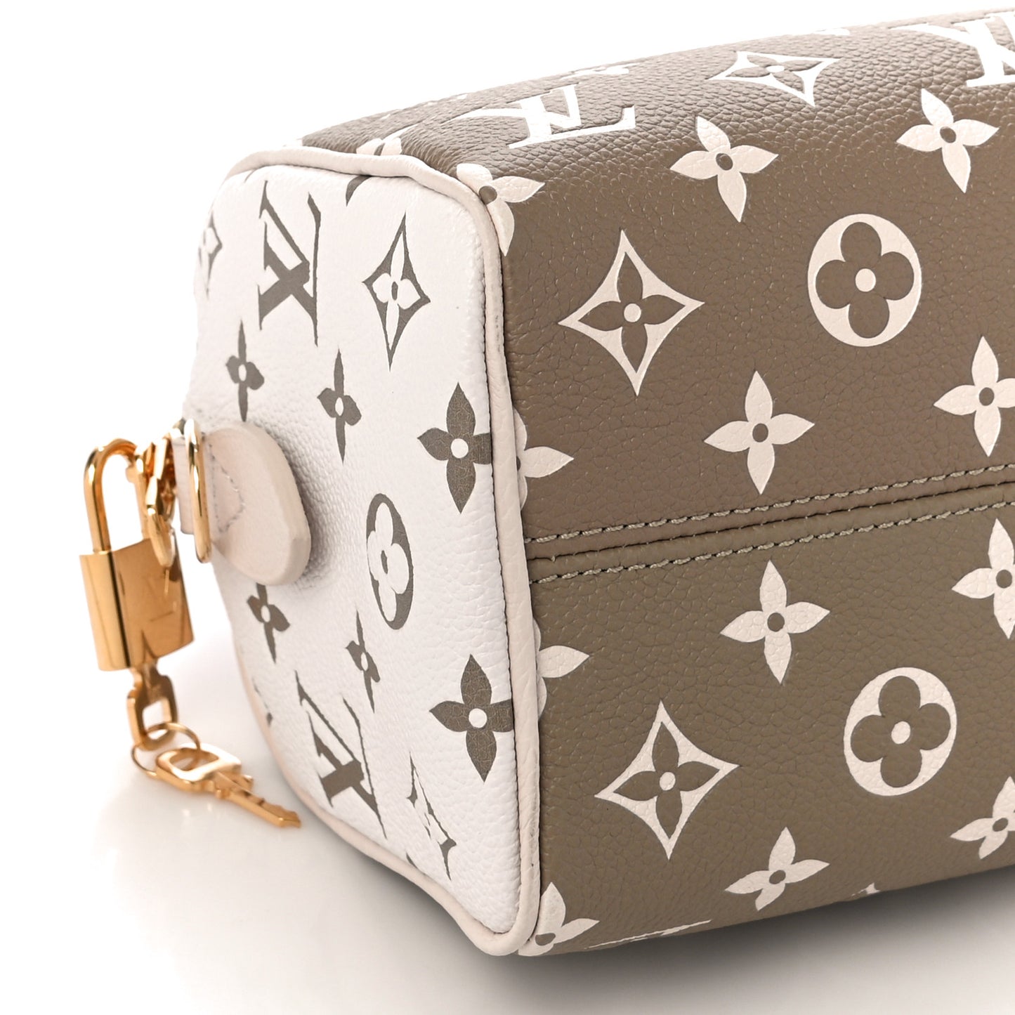Empreinte Monogram Spring in the City Speedy Bandouliere 20 Kaki Beige Cream
