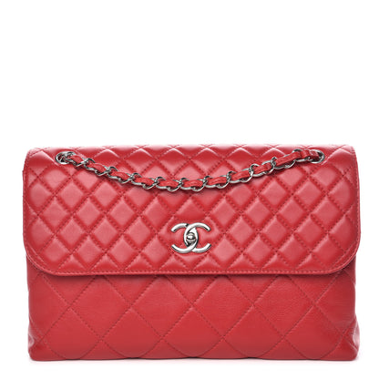 Chanel Calfskin Quilted In The Business Flap Red 1 of 10