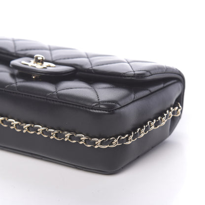 Chanel Lambskin Quilted Mini My Precious Flap Black 9 of 11