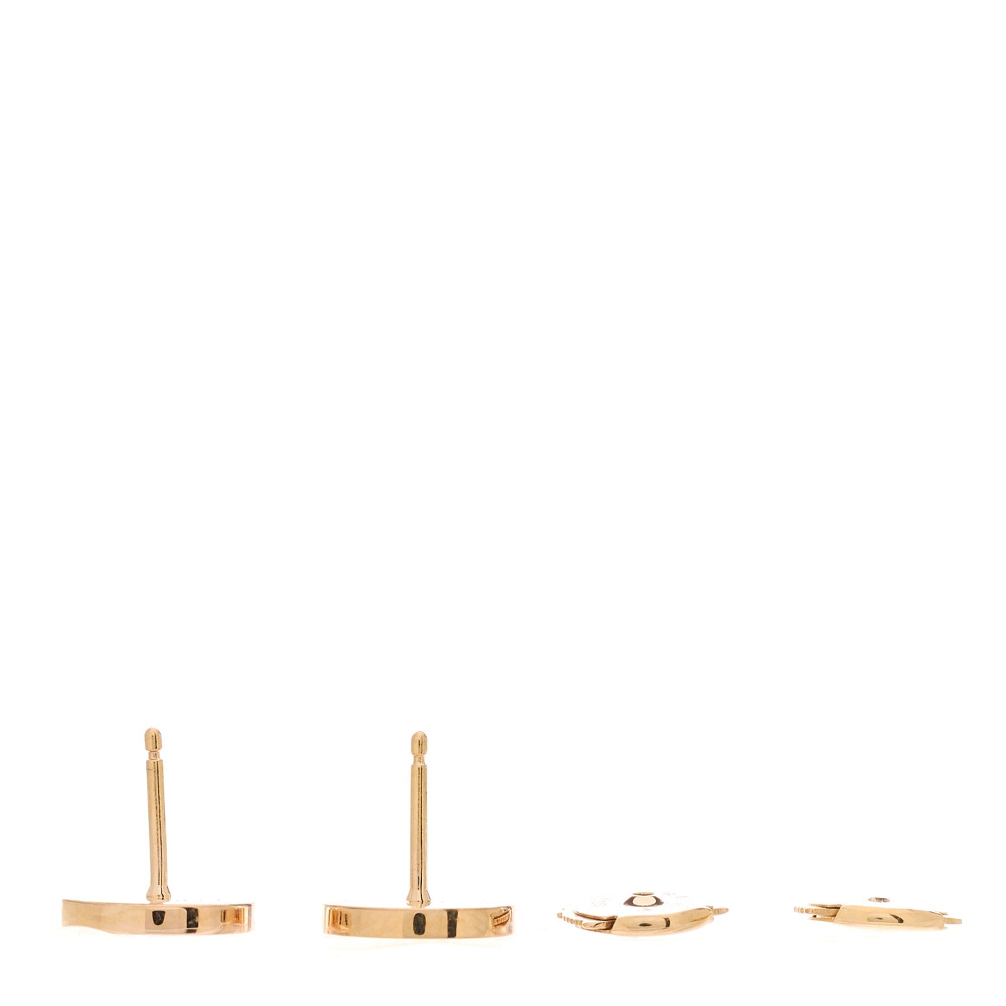 18K Rose Gold Black Onyx BVLGARI BVLGARI Stud Earrings