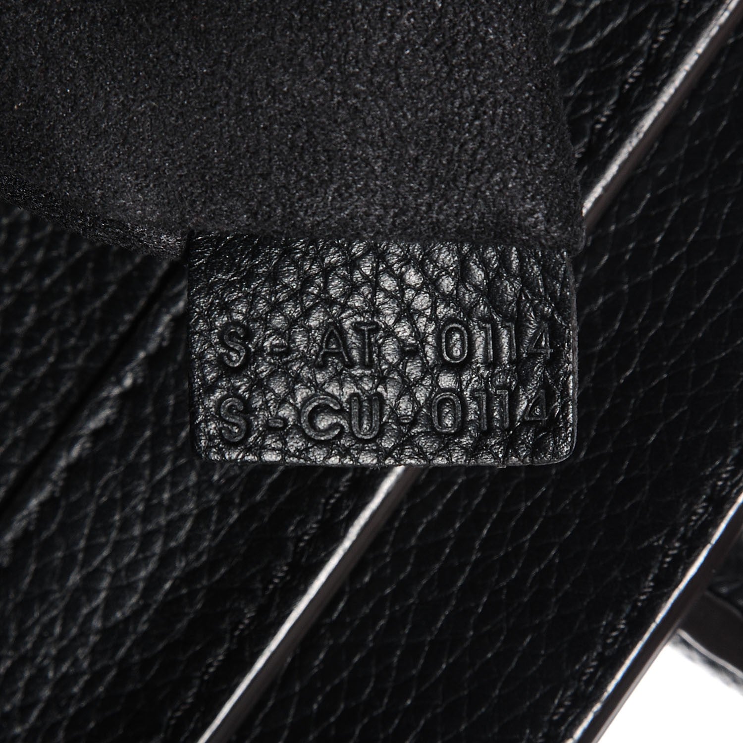Celine Drummed Calfskin Mini Luggage Black 8 of 8
